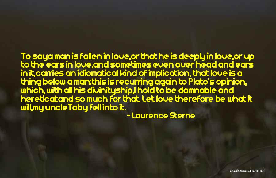 Love Again Quotes By Laurence Sterne Love Again Quotes By Laurence Sterne