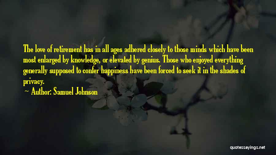 Love Ages Quotes By Samuel Johnson