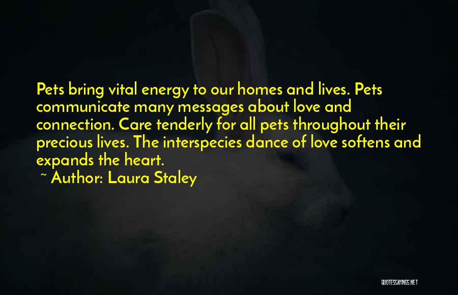 Love All Animals Quotes By Laura Staley