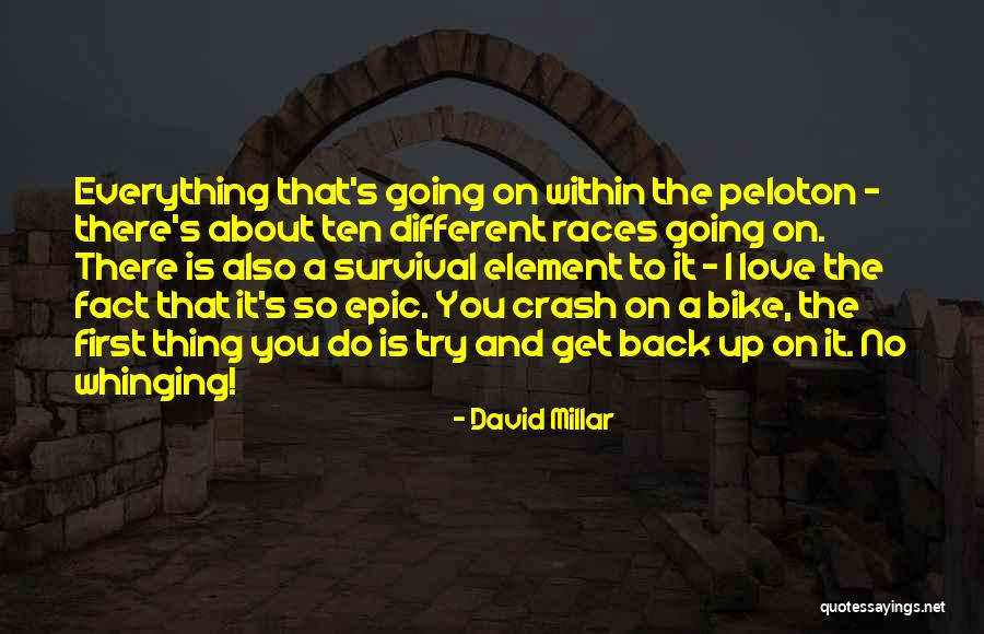 Love All Races Quotes By David Millar