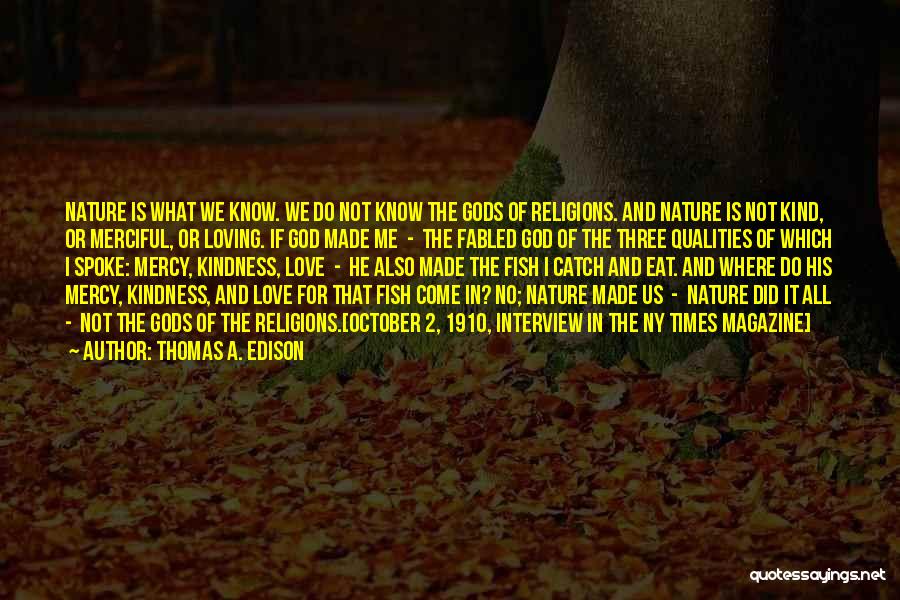 Love All Religions Quotes By Thomas A. Edison