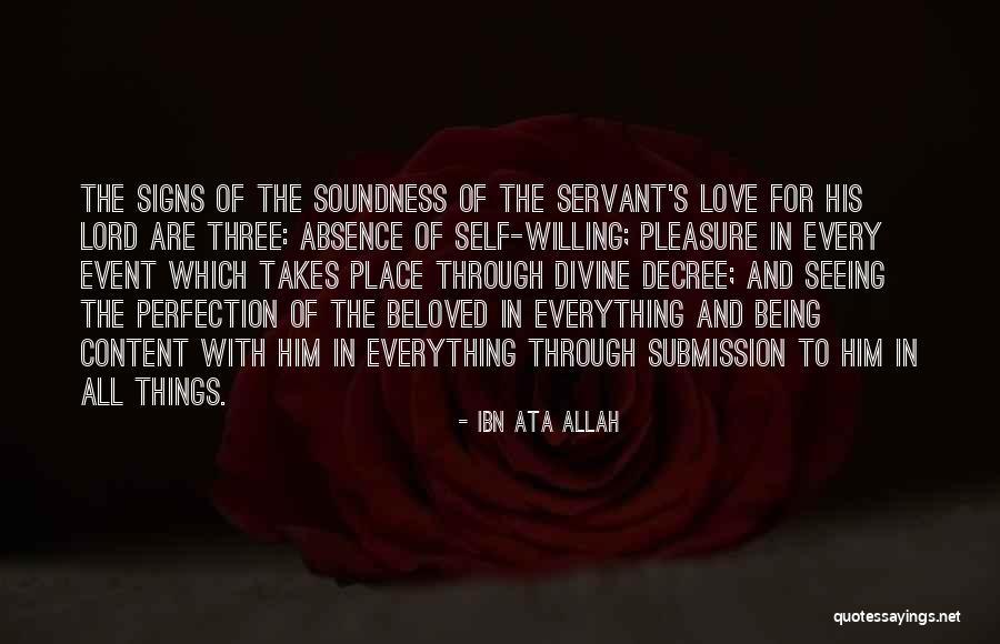 Love Allah Quotes By Ibn Ata Allah