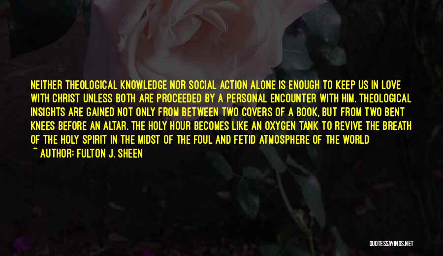 Love Alone Is Not Enough Quotes By Fulton J. Sheen