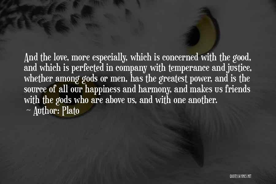Love Among Friends Quotes By Plato