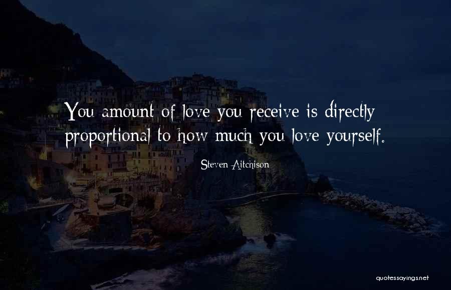 Love Amount Quotes By Steven Aitchison Love Amount Quotes By Steven Aitchison
