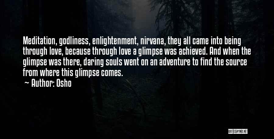 Love And Adventure Quotes By Osho