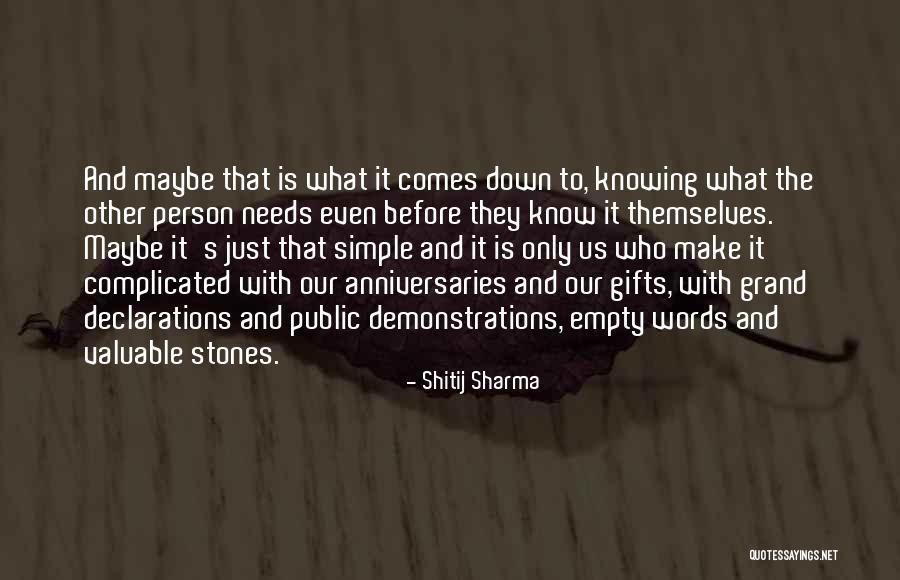 Love And Anniversaries Quotes By Shitij Sharma Love And Anniversaries Quotes By Shitij Sharma