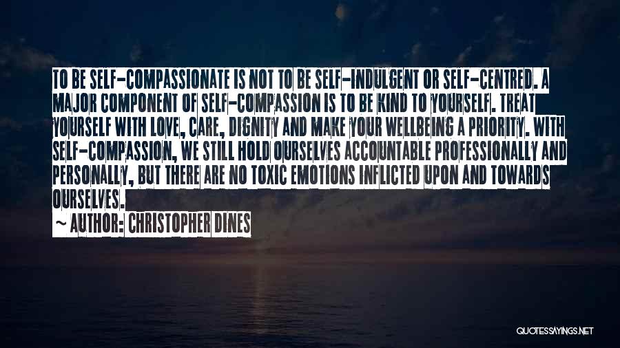 Love And Calmness Quotes By Christopher Dines