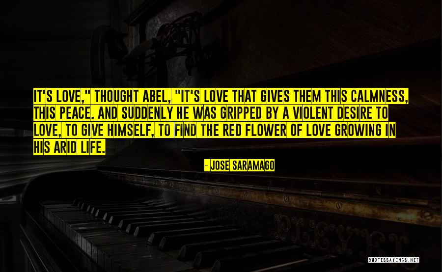 Love And Calmness Quotes By Jose Saramago Love And Calmness Quotes By Jose Saramago