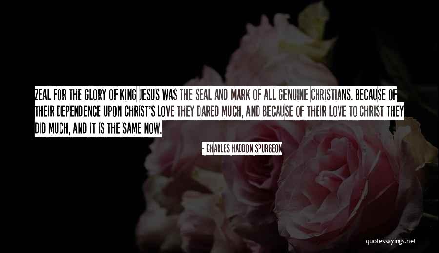 Love And Dependence Quotes By Charles Haddon Spurgeon