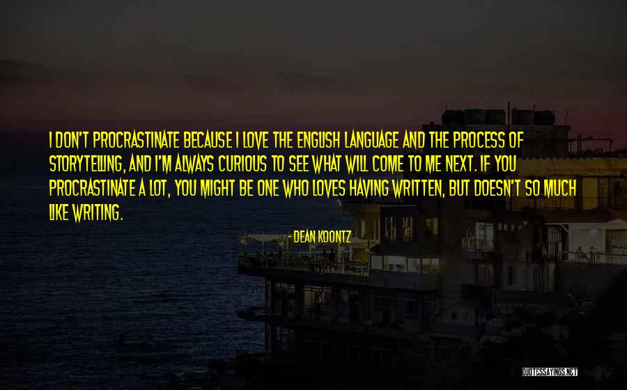 Love And English Quotes By Dean Koontz Love And English Quotes By Dean Koontz