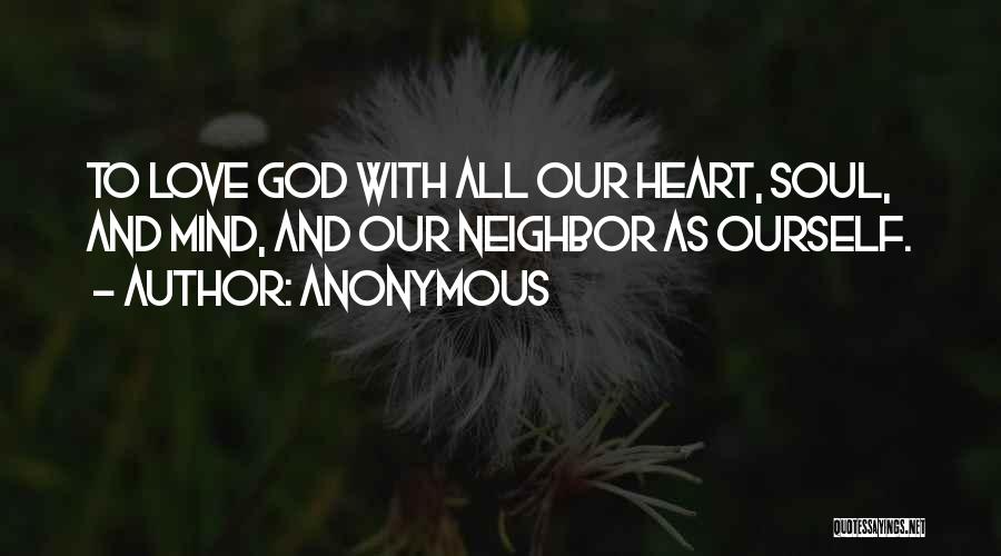 Love And Faith In The Bible Quotes By Anonymous