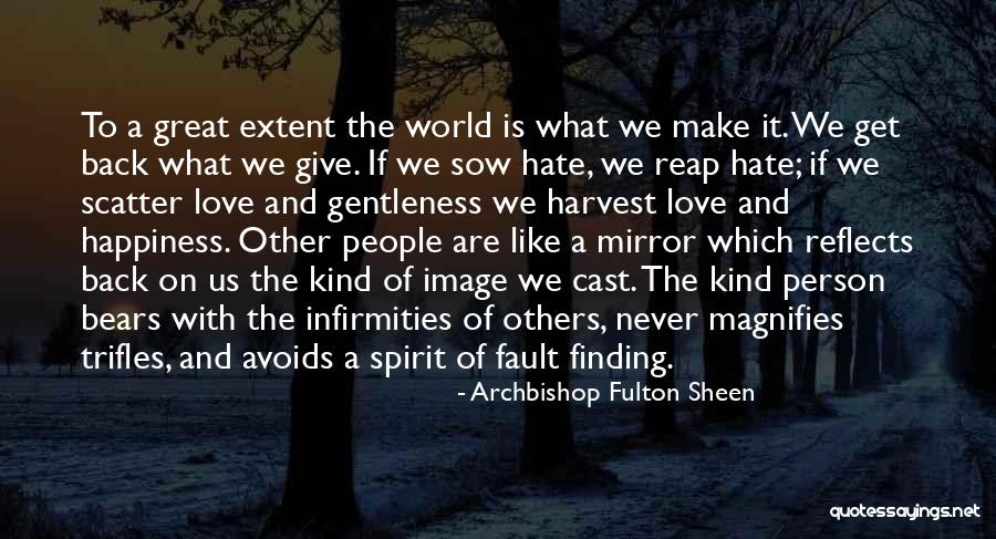 Love And Gentleness Quotes By Archbishop Fulton Sheen