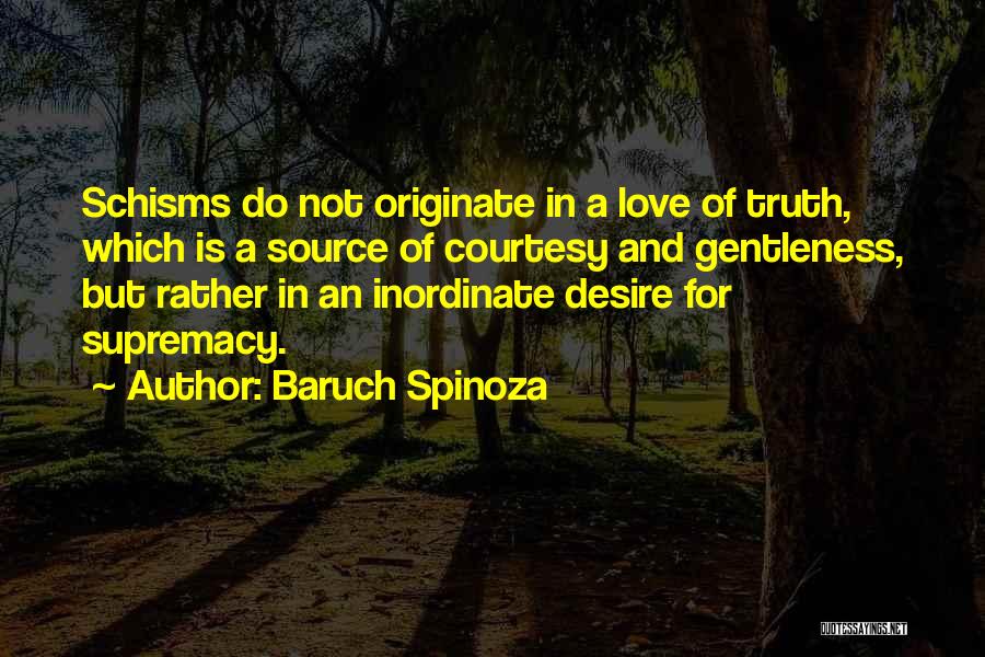 Love And Gentleness Quotes By Baruch Spinoza