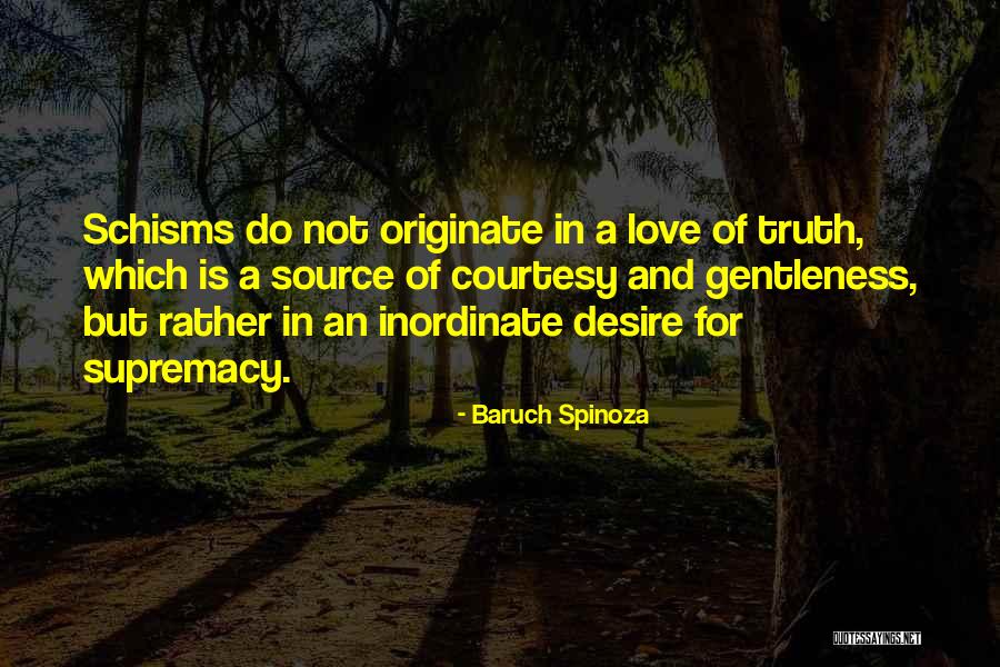 Love And Gentleness Quotes By Baruch Spinoza