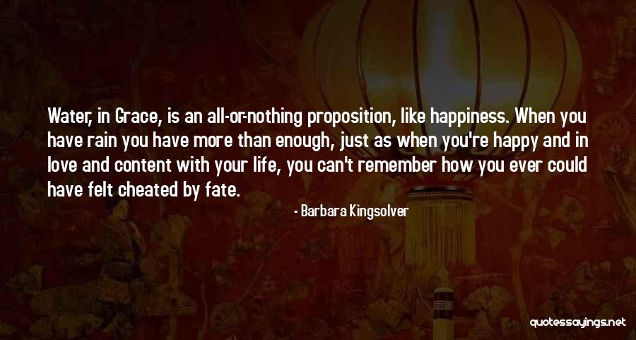 Love And Happiness In Life Quotes By Barbara Kingsolver