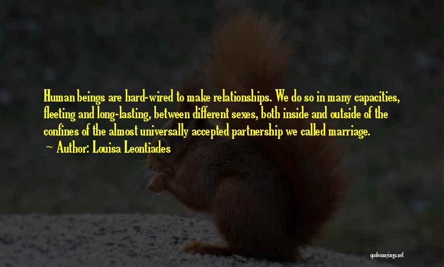 Love And Hard Relationships Quotes By Louisa Leontiades