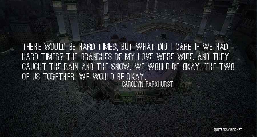 Love And Hard Times Quotes By Carolyn Parkhurst