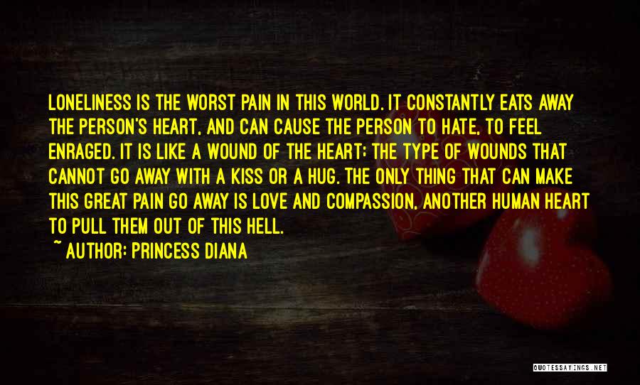 Love And Hate In The World Quotes By Princess Diana