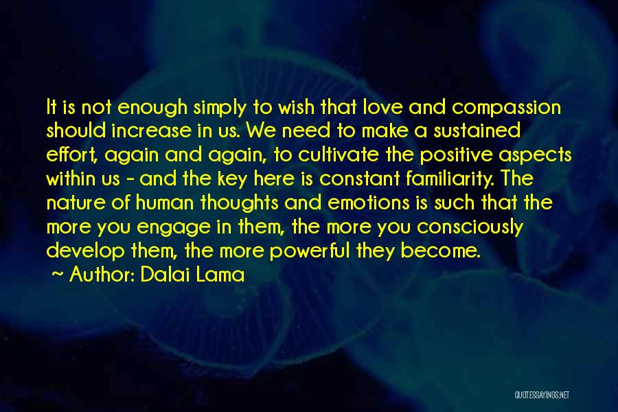 Love And Human Nature Quotes By Dalai Lama