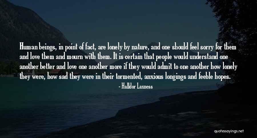 Love And Human Nature Quotes By Halldor Laxness