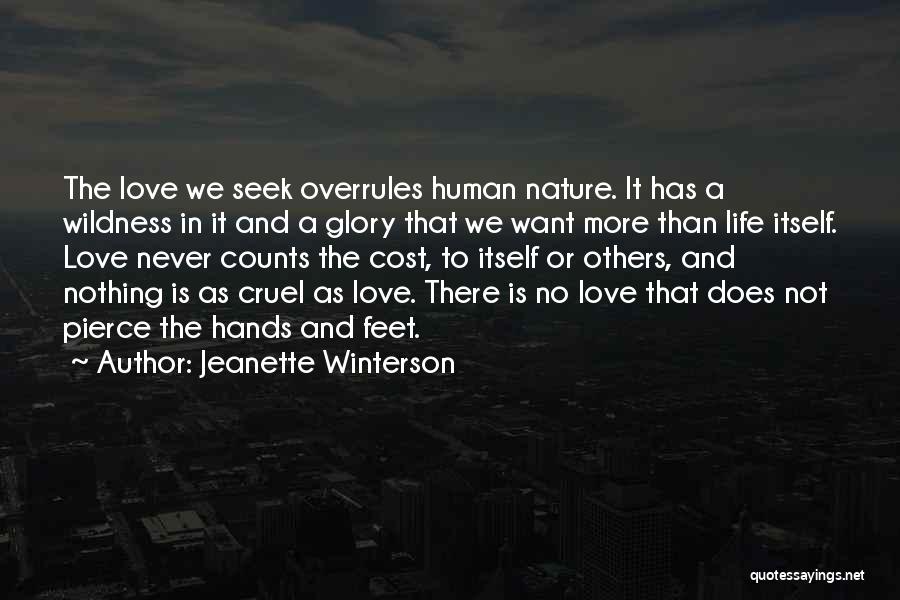Love And Human Nature Quotes By Jeanette Winterson