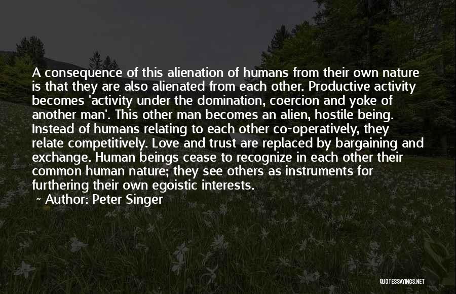 Love And Human Nature Quotes By Peter Singer