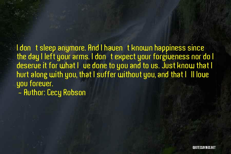 Love And Hurt Quotes By Cecy Robson