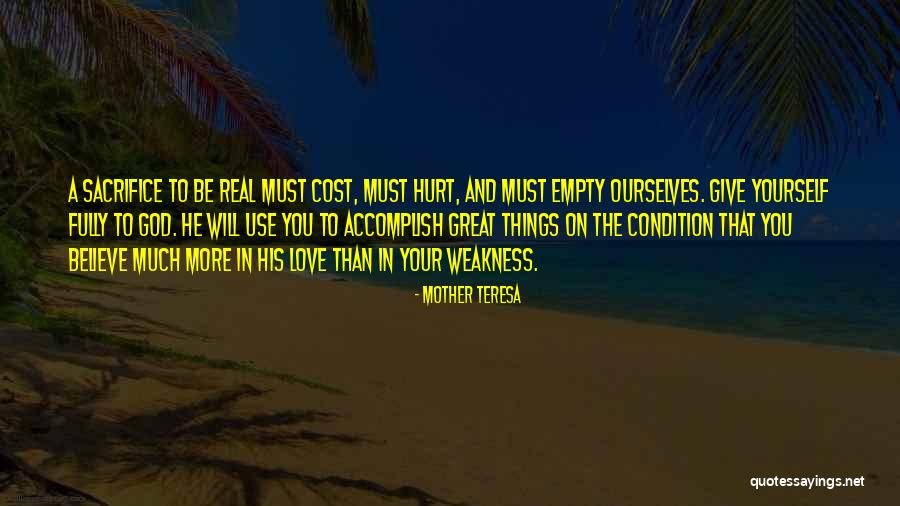 Love And Hurt Quotes By Mother Teresa