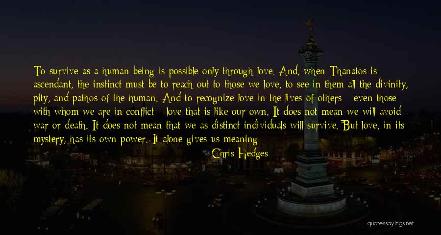 Love And Its Meaning Quotes By Chris Hedges Love And Its Meaning Quotes By Chris Hedges
