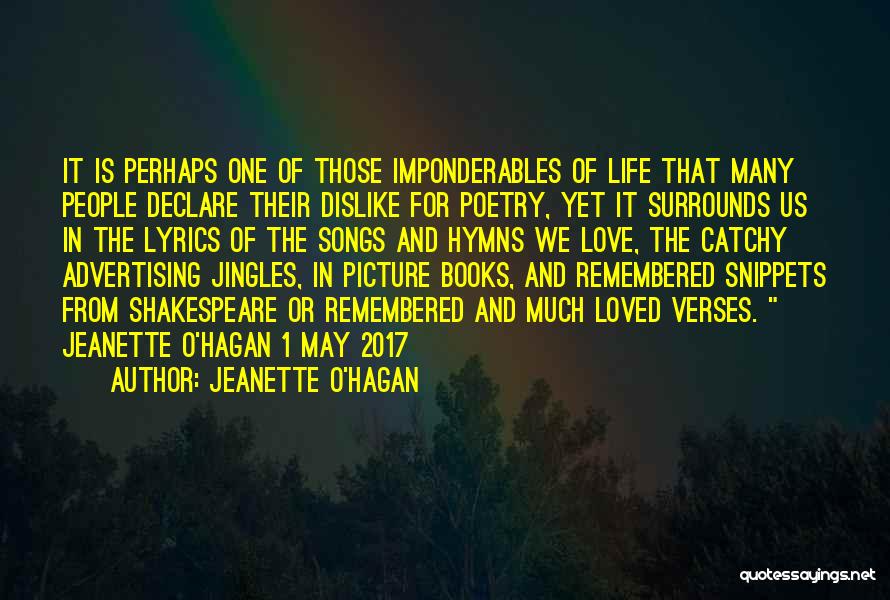 Love And Life From Books Quotes By Jeanette O'Hagan