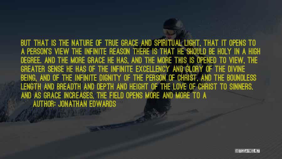 Love And Light Spiritual Quotes By Jonathan Edwards