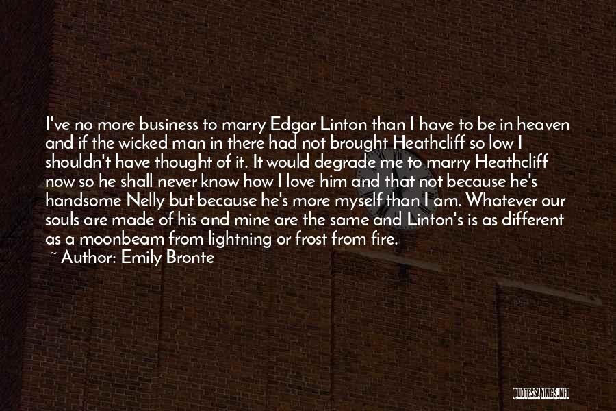 Love And Lightning Quotes By Emily Bronte