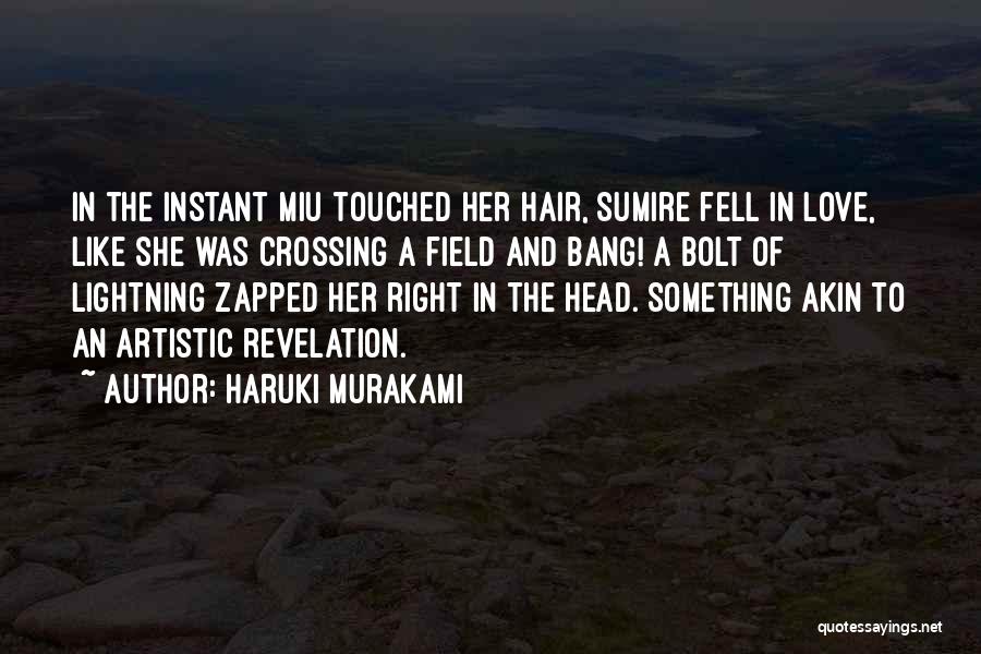 Love And Lightning Quotes By Haruki Murakami