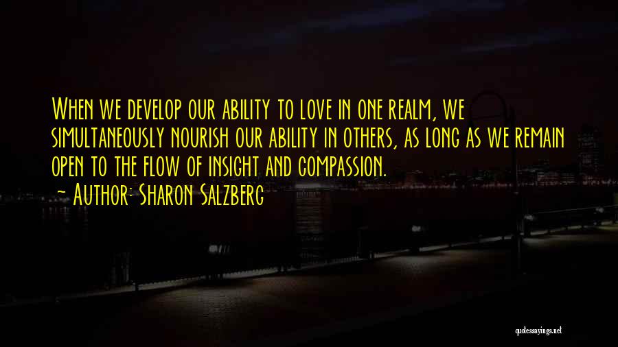 Love And Long Relationships Quotes By Sharon Salzberg