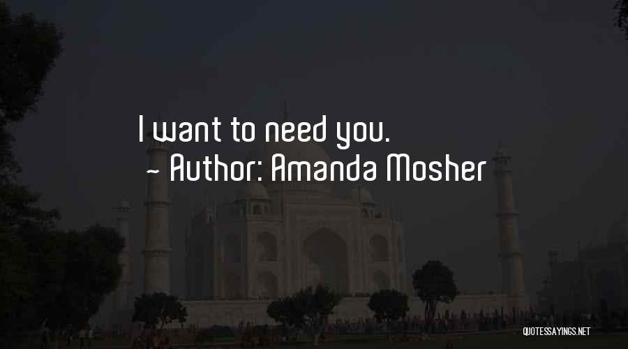Love And Lust Quotes By Amanda Mosher