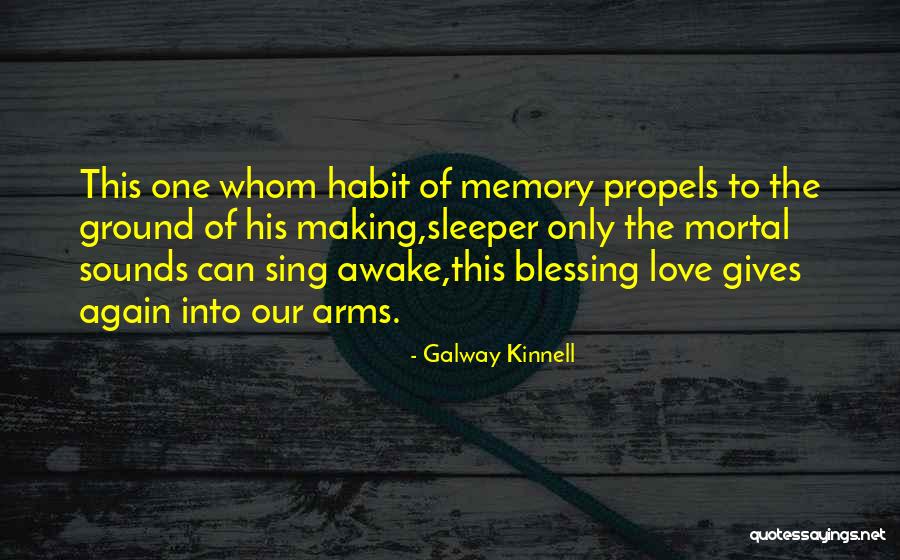 Love And Making Memories Quotes By Galway Kinnell