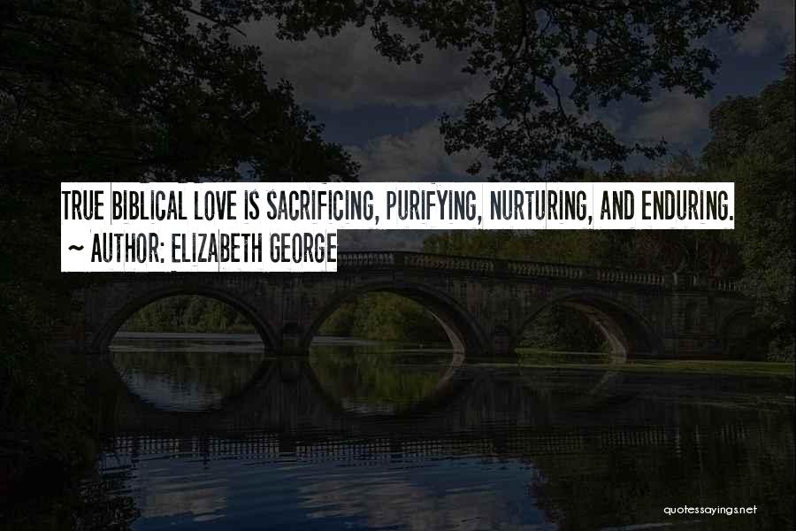 Love And Nurturing Quotes By Elizabeth George