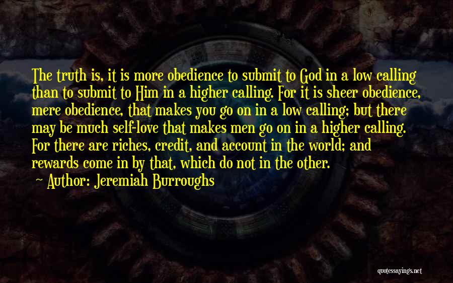 Love And Obedience Quotes By Jeremiah Burroughs