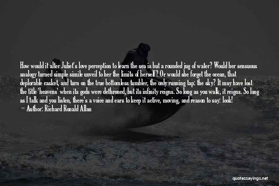 Love And Ocean Quotes By Richard Ronald Allan