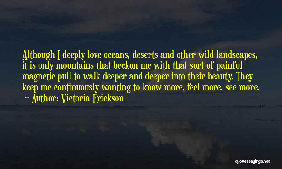 Love And Oceans Quotes By Victoria Erickson
