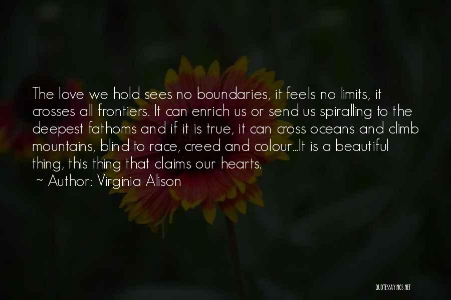 Love And Oceans Quotes By Virginia Alison