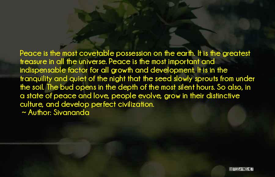 Love And Peace On Earth Quotes By Sivananda