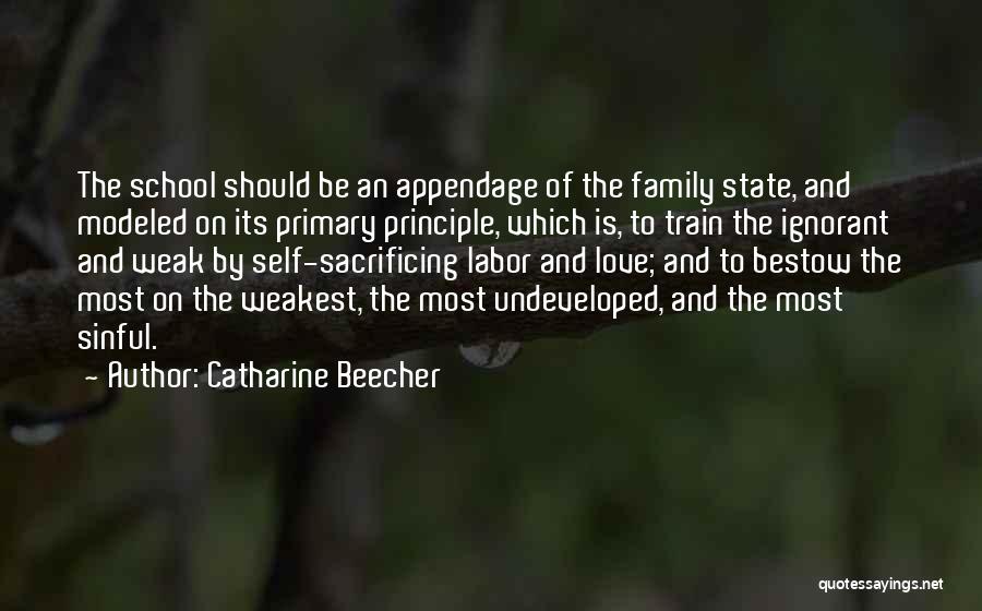 Love And Sacrifice Quotes By Catharine Beecher Love And Sacrifice Quotes By Catharine Beecher