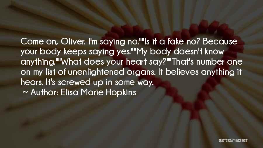 Love And Saying Sorry Quotes By Elisa Marie Hopkins