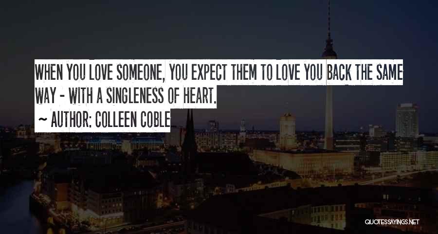 Love And Singleness Quotes By Colleen Coble