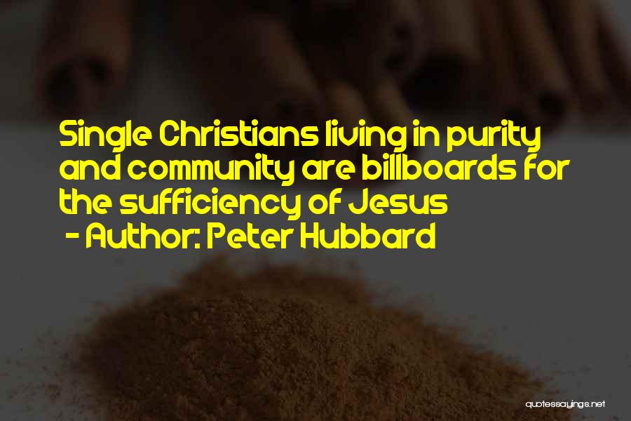 Love And Singleness Quotes By Peter Hubbard