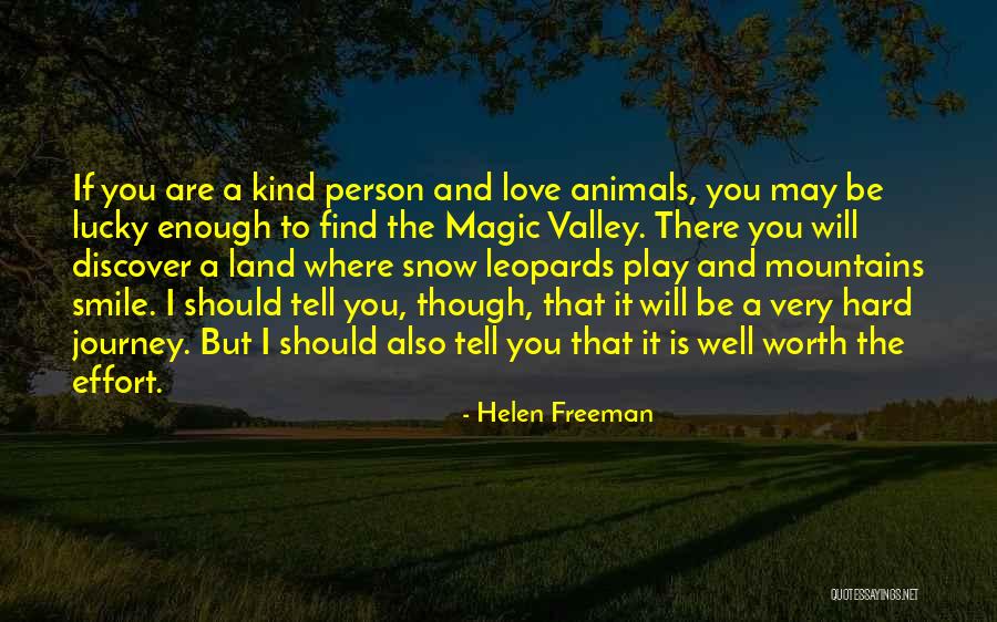 Love And Smile Quotes By Helen Freeman