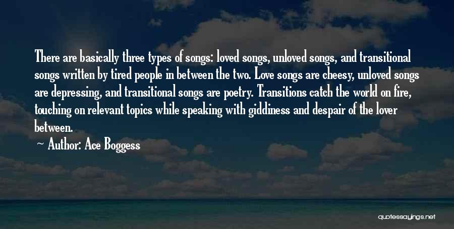 Love And Speaking Quotes By Ace Boggess