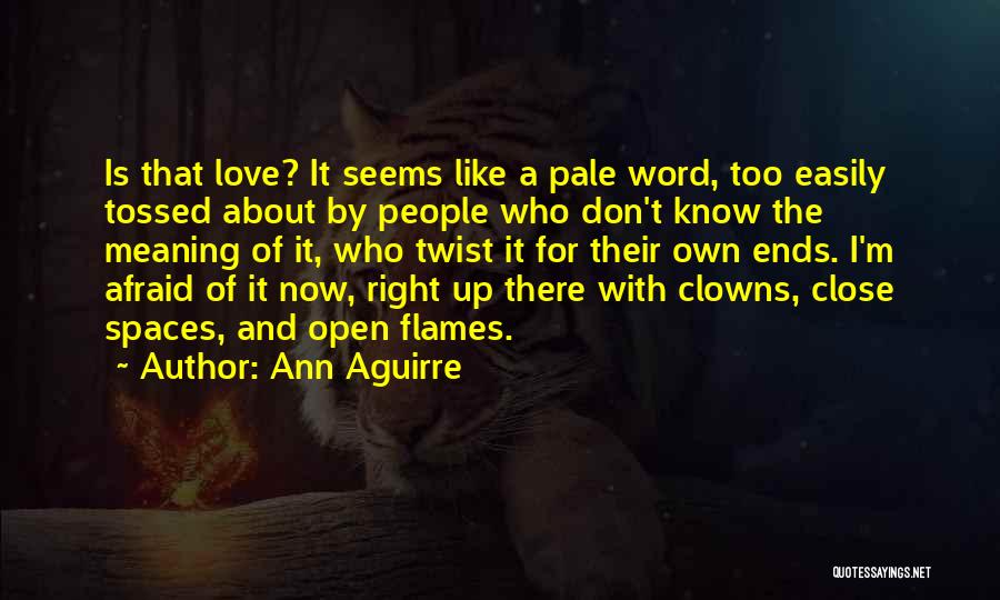 Love And Their Meaning Quotes By Ann Aguirre